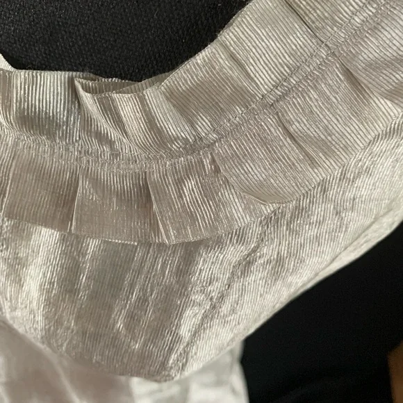 Badgley Mischka Champagne Shimmer Fit & Flare Cocktail Dress 2/4 - Picture 11 of 15